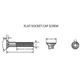 Flat Socket Cap Screw